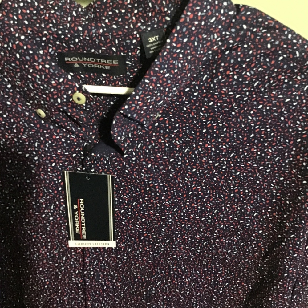 Men’s big and tall long sleeve shirt